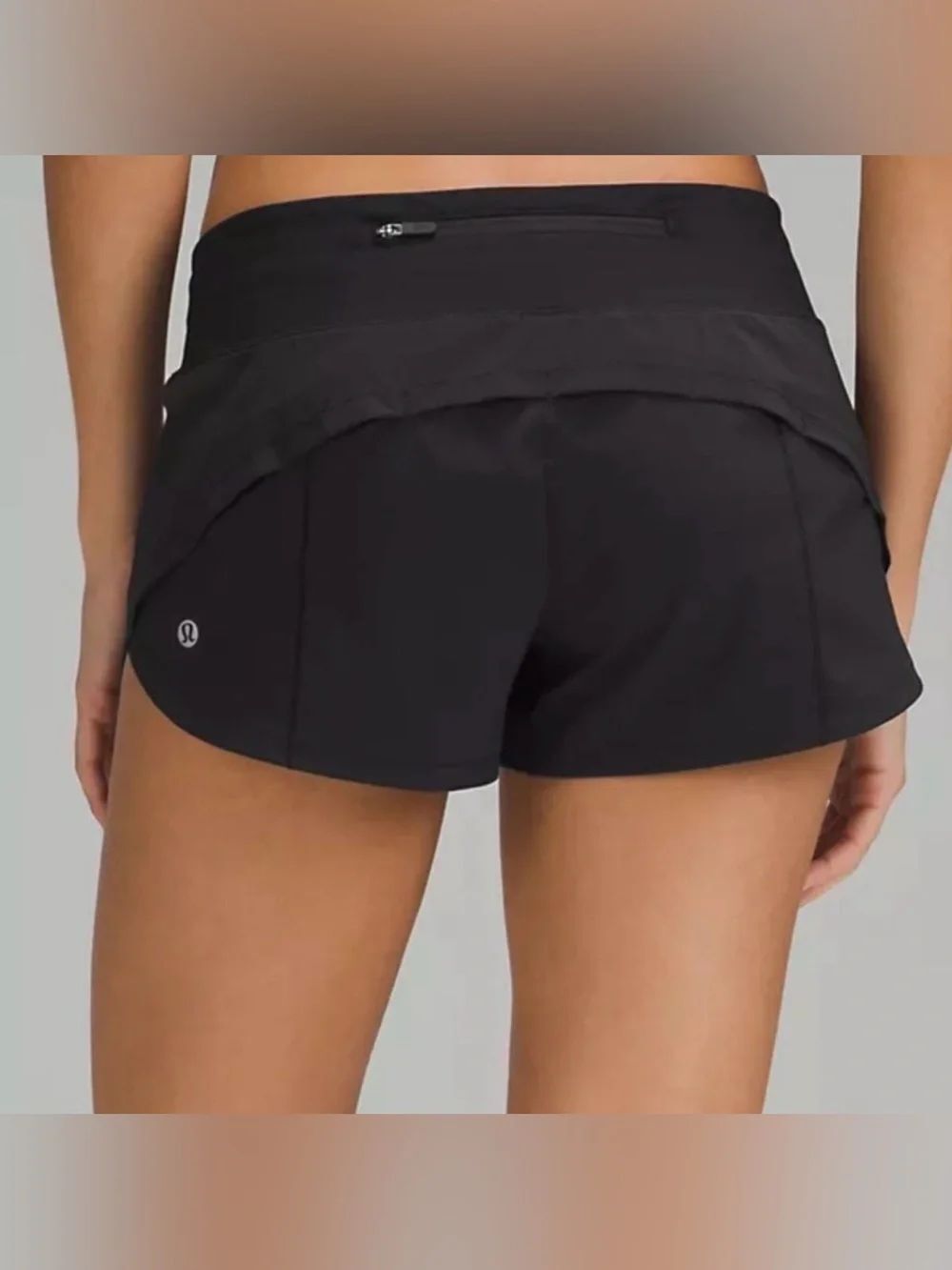 Lululemon Speed Up Low-Rise Lined Shorts Black 8
